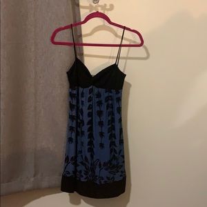 Dark and Light Blue Dress